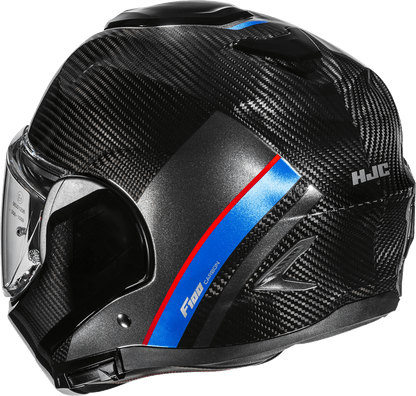 HJC F100 Carbon Modular Helmet - Stan - MC21 - Large EB20NUS6021V - Kelly Motorsports