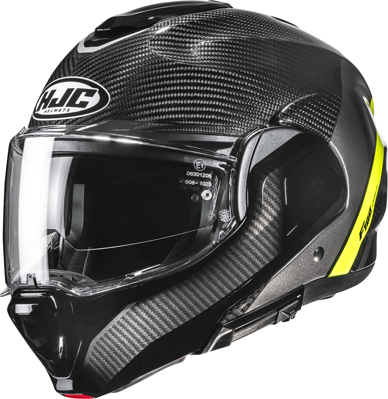 HJC F100 Carbon Modular Helmet - Stan - MC3H - 2XL EB20NUS803HV - Kelly Motorsports