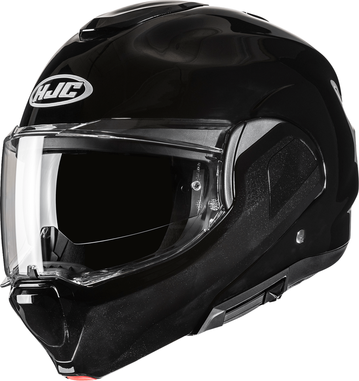 HJC F100 Modular Helmet in Black, 2XL - Lightweight Impact-Resistant Design with Advanced Ventilation - Kelly Motorsports