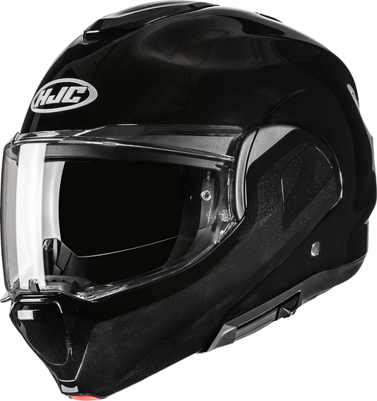 HJC F100 Modular Helmet in Solid Black, Large (Part Number: EH06NUS6XBKV) - Kelly Motorsports