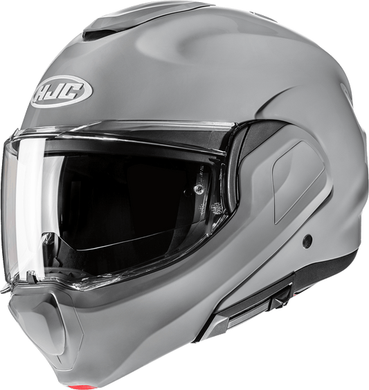 HJC F100 Modular Helmet - Solid N Gray, Medium (Part Number: EH06NUS5XGNV) - Kelly Motorsports