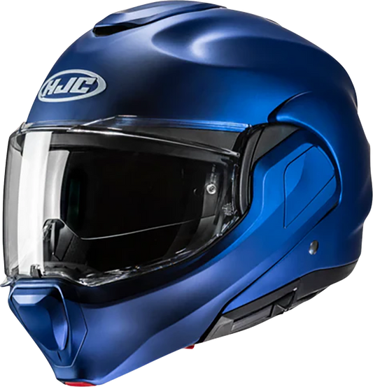 HJC F100 Modular Helmet Solid Semi - Flat Metallic Blue Small EH06NUS4SMBV - Kelly Motorsports