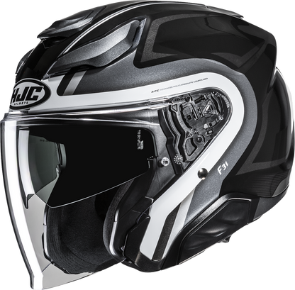 HJC F31 Bask MC5 Helmet – 2XL, Advanced Fiberglass Composite Shell, Double - D Ring Closure - Kelly Motorsports