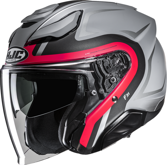 HJC F31 Bask Motorcycle Helmet - Model MC1SF, Size XS, Part JA21NUS34S1V - Kelly Motorsports
