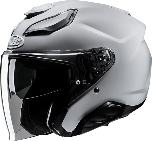 HJC F31 Helmet Solid N Gray XL - Advanced Fiberglass Composite Shell and SMART Bluetooth Compatibility - Kelly Motorsports