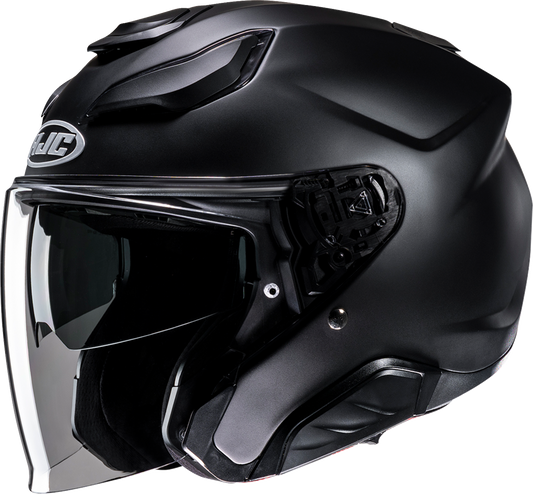 HJC F31 Helmet Solid Semi - Flat Black Large - Part Number JA21NUS6XBSV - Kelly Motorsports