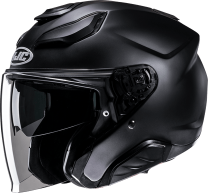 HJC F31 Helmet Solid Semi-Flat Black Medium - Part Number JA21NUS5XBSV - Kelly Motorsports