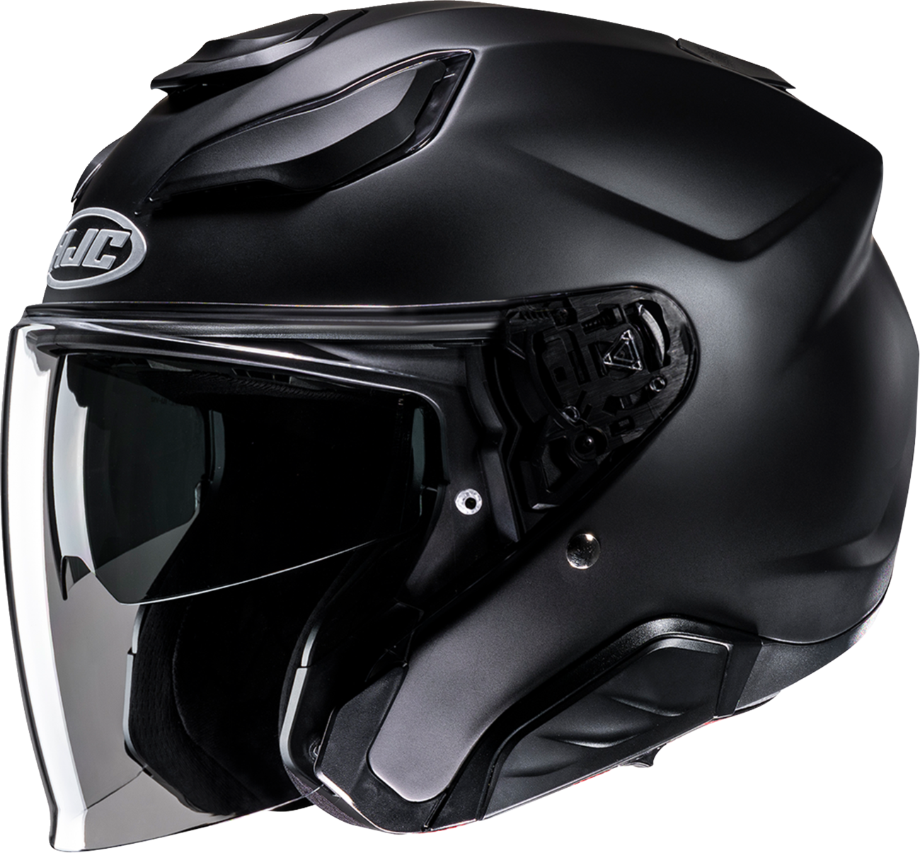 HJC F31 Helmet - Solid Semi - Flat Black, Small, Part Number JA21NUS4XBSV - Kelly Motorsports