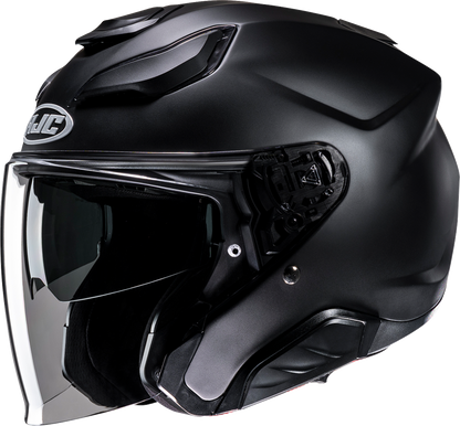 HJC F31 Helmet - Solid Semi - Flat Black, XL (Part Number: JA21NUS7XBSV) - Kelly Motorsports