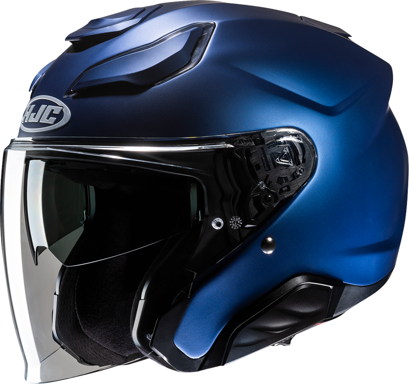 HJC F31 Helmet Solid Semi - Flat Metallic Blue XS JA21NUS3SMBV - Kelly Motorsports