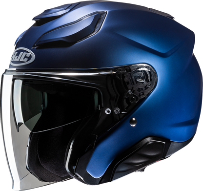 HJC F31 Helmet Solid Semi - Flat Metallic Blue XS JA21NUS3SMBV - Kelly Motorsports