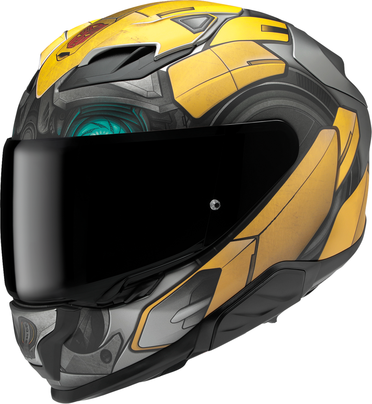 HJC F71 Bumblebee Motorcycle Helmet (Size 2XL) with Advanced Features and Smart Bluetooth Integration - Kelly Motorsports