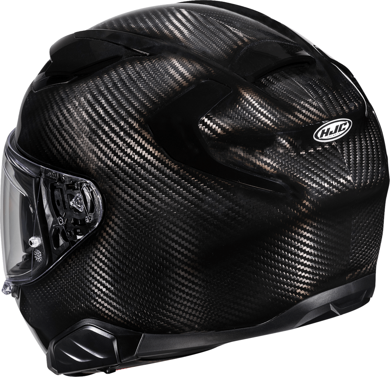 HJC F71 Carbon Helmet - Solid Medium with Advanced Features - Kelly Motorsports