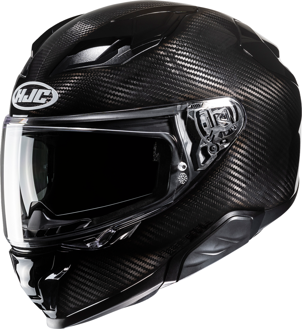 HJC F71 Carbon Helmet - Solid XL with Sunshield and Advanced Ventilation - Kelly Motorsports