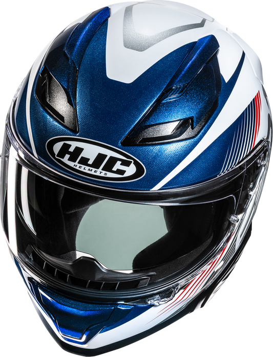 HJC F71 Catos Motorcycle Helmet with Smart Bluetooth System and Sun Visor - 2XL FA47NUS8B22V - Kelly Motorsports