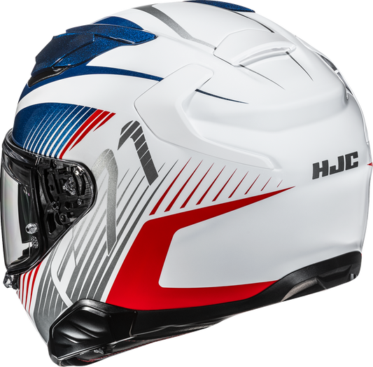 HJC F71 Catos Motorcycle Helmet with Smart HJC 2nd Generation Bluetooth System and Fiberglass Shell - Kelly Motorsports