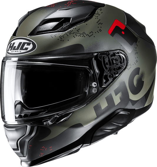 HJC F71 Faco Motorcycle Helmet 2XL with Smart Bluetooth System and Sun Visor - Kelly Motorsports
