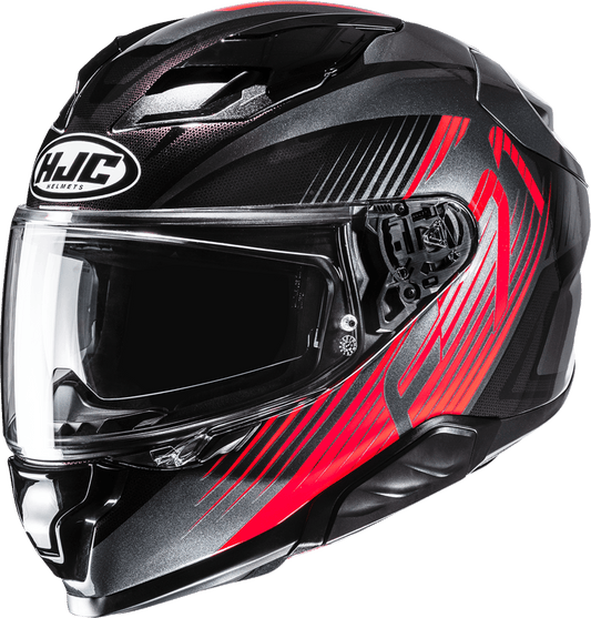HJC F71 Helmet Catos MC1 XL with Smart Bluetooth System and Sun Visor - Kelly Motorsports