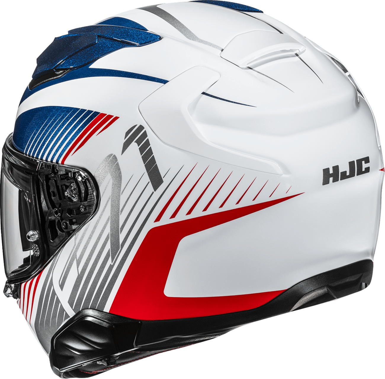 HJC F71 Helmet Catos MC21 Medium with Smart Bluetooth System and Advanced Features - Kelly Motorsports