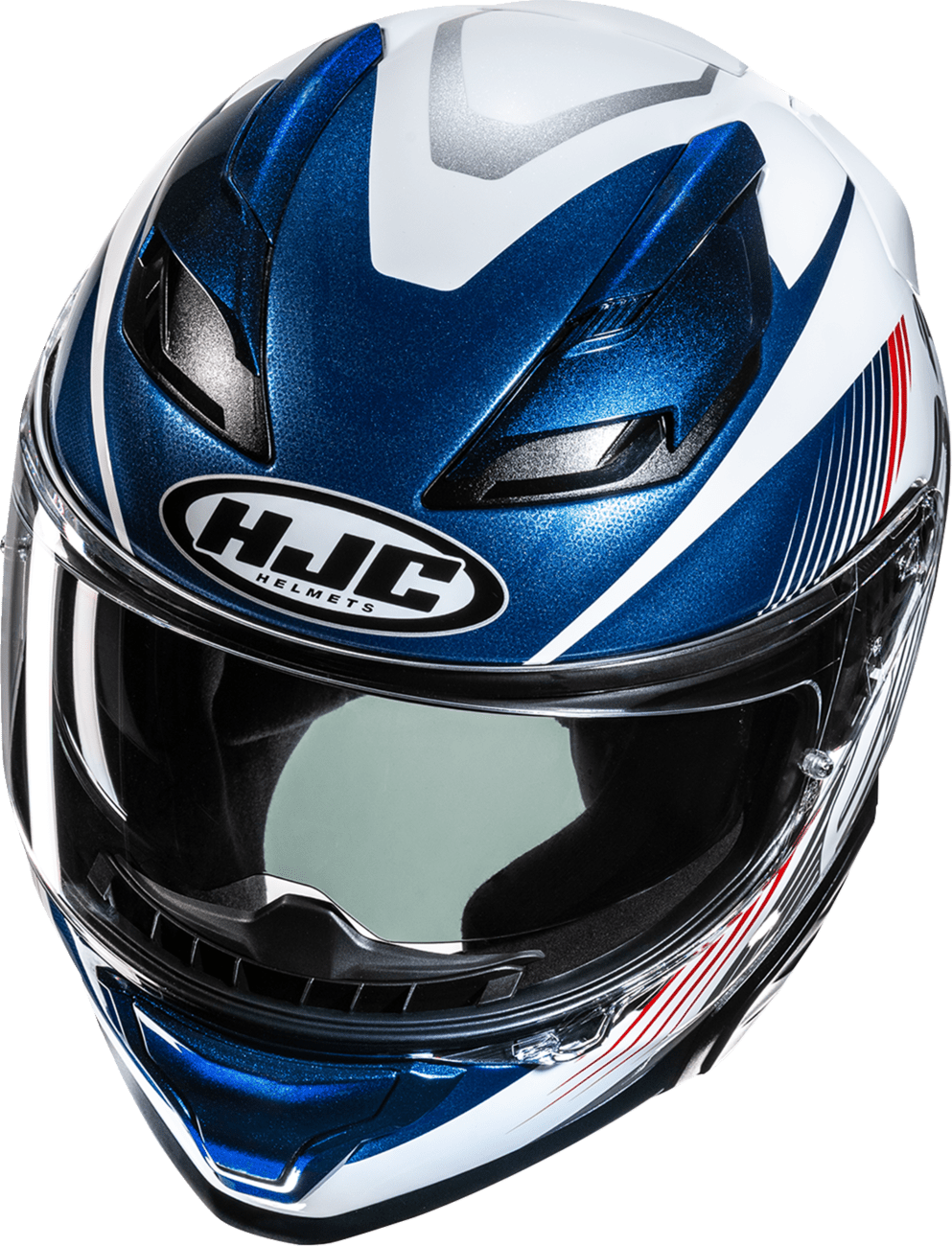 HJC F71 Helmet Catos MC21 Medium with Smart Bluetooth System and Advanced Features - Kelly Motorsports