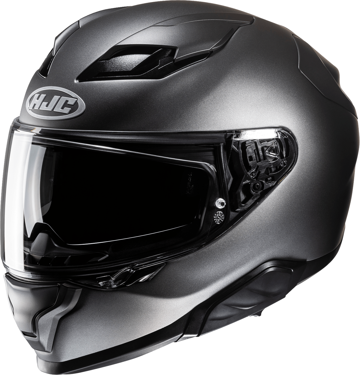 HJC F71 Helmet Solid Semi-Flat Titanium Small FA47NUS4SFTV - Kelly Motorsports