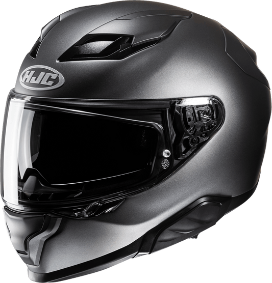 HJC F71 Helmet Solid Semi-Flat Titanium Small FA47NUS4SFTV - Kelly Motorsports