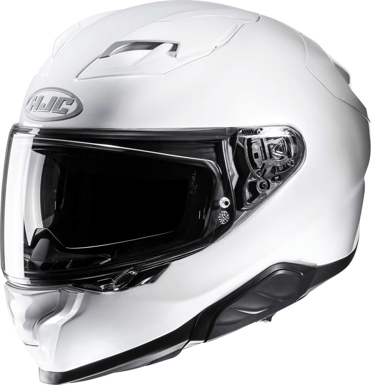 HJC F71 Helmet Solid White Small with Advanced Features and Bluetooth Compatibility - Kelly Motorsports