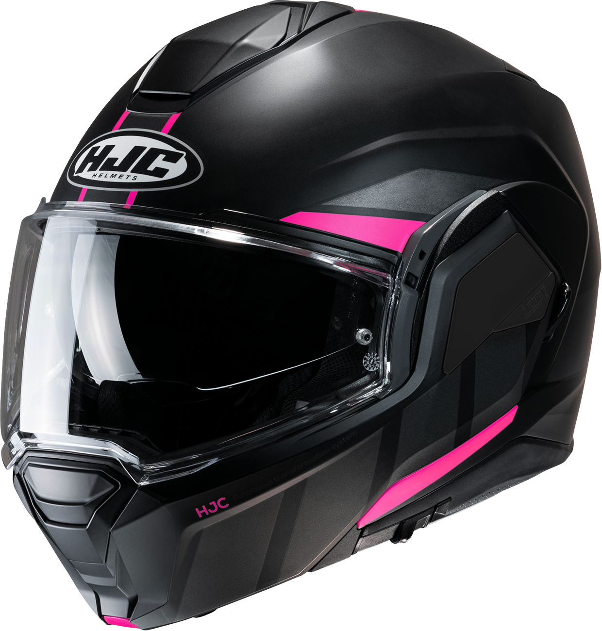 HJC i100 Modular Helmet Beis - MC8SF XS with Bluetooth and Sun Visor - Kelly Motorsports