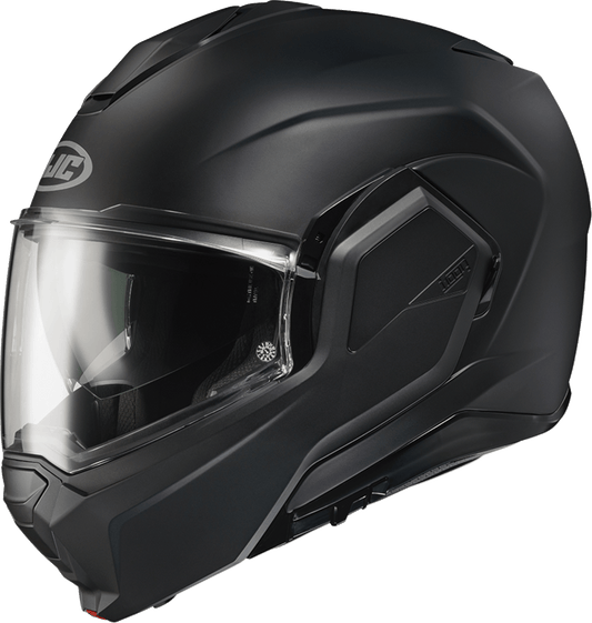 HJC i100 Modular Helmet - Solid Semi-Flat Black - XS with Bluetooth and Advanced Ventilation - Kelly Motorsports