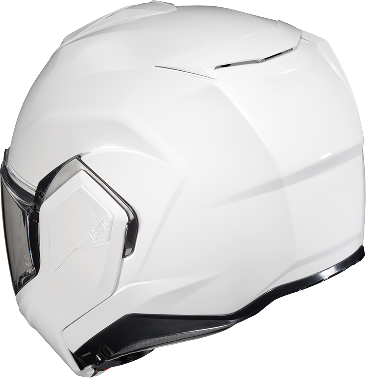 HJC i100 Modular Helmet Solid White XL with Bluetooth and Advanced Ventilation - Kelly Motorsports