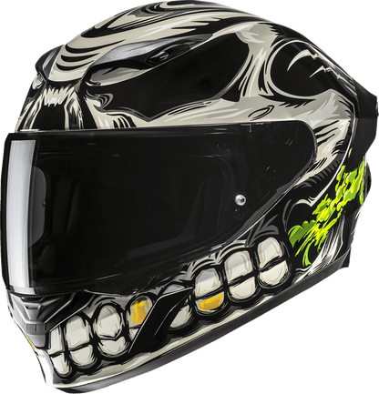 HJC i11 Helmet - Acid Skull Design with Pinlock® Compatibility and Advanced Ventilation - Kelly Motorsports