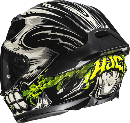 HJC i11 Helmet Acid Skull MC5 Large FP67NUS6205V – Advanced Polycarbonate Shell with Pinlock® Prepared and Anti-Scratch Shield - Kelly Motorsports