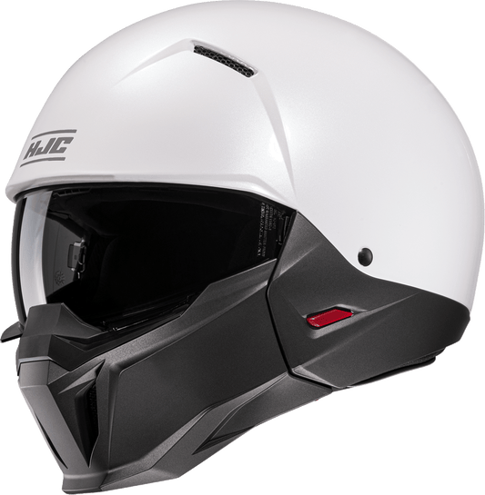 HJC i20 Solid White Motorcycle Helmet - Large (Part 360375) - Kelly Motorsports