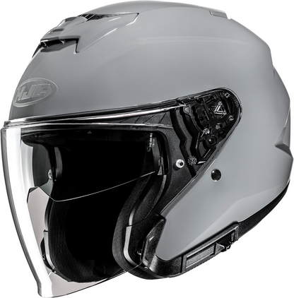 HJC i31 Helmet in N Gray (2XL) – Advanced Polycarbonate Shell with Sun Shield and Ventilation System - Kelly Motorsports