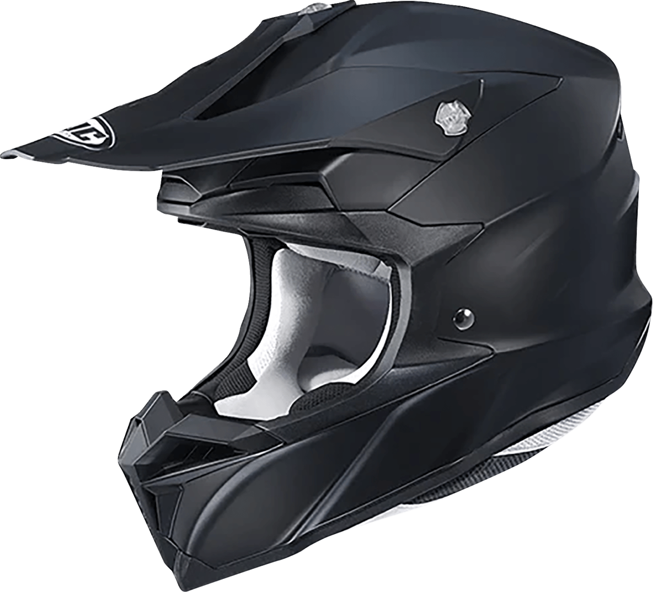 HJC i50 Helmet - Solid Semi-Flat Black - Large (Part Number: MP39NUS6XBSV) - Kelly Motorsports