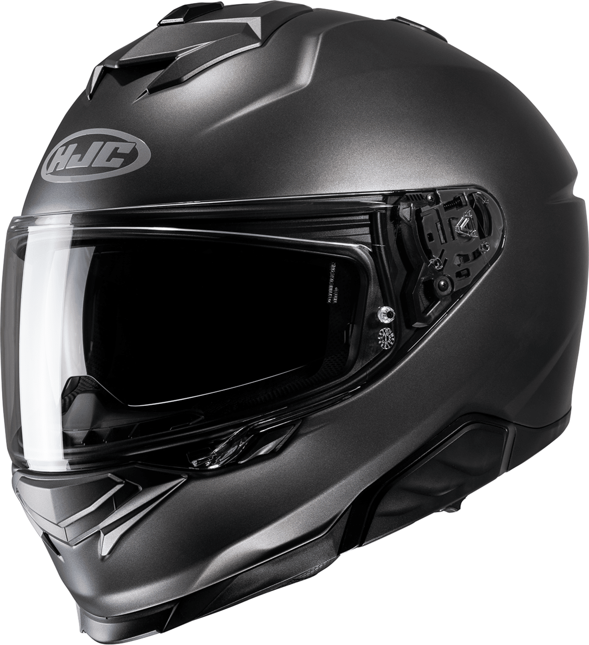 HJC i71 Helmet Solid Semi-Flat Titanium 2XL FP55NUS8SFTV - Kelly Motorsports
