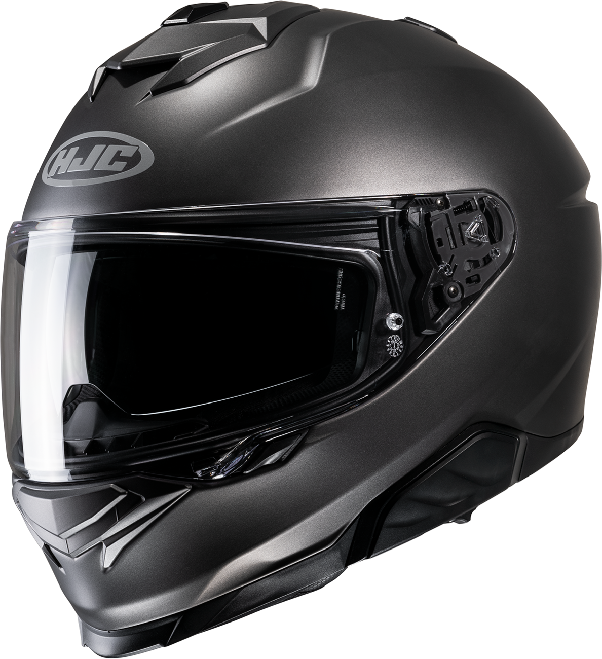 HJC i71 Helmet Solid Semi - Flat Titanium Large FP55NUS6SFTV - Kelly Motorsports