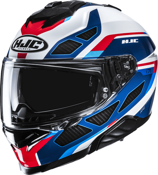 HJC i71 Helmet Zest MC21 Medium FP55NUS5D22V with Advanced Ventilation and Sun Visor - Kelly Motorsports