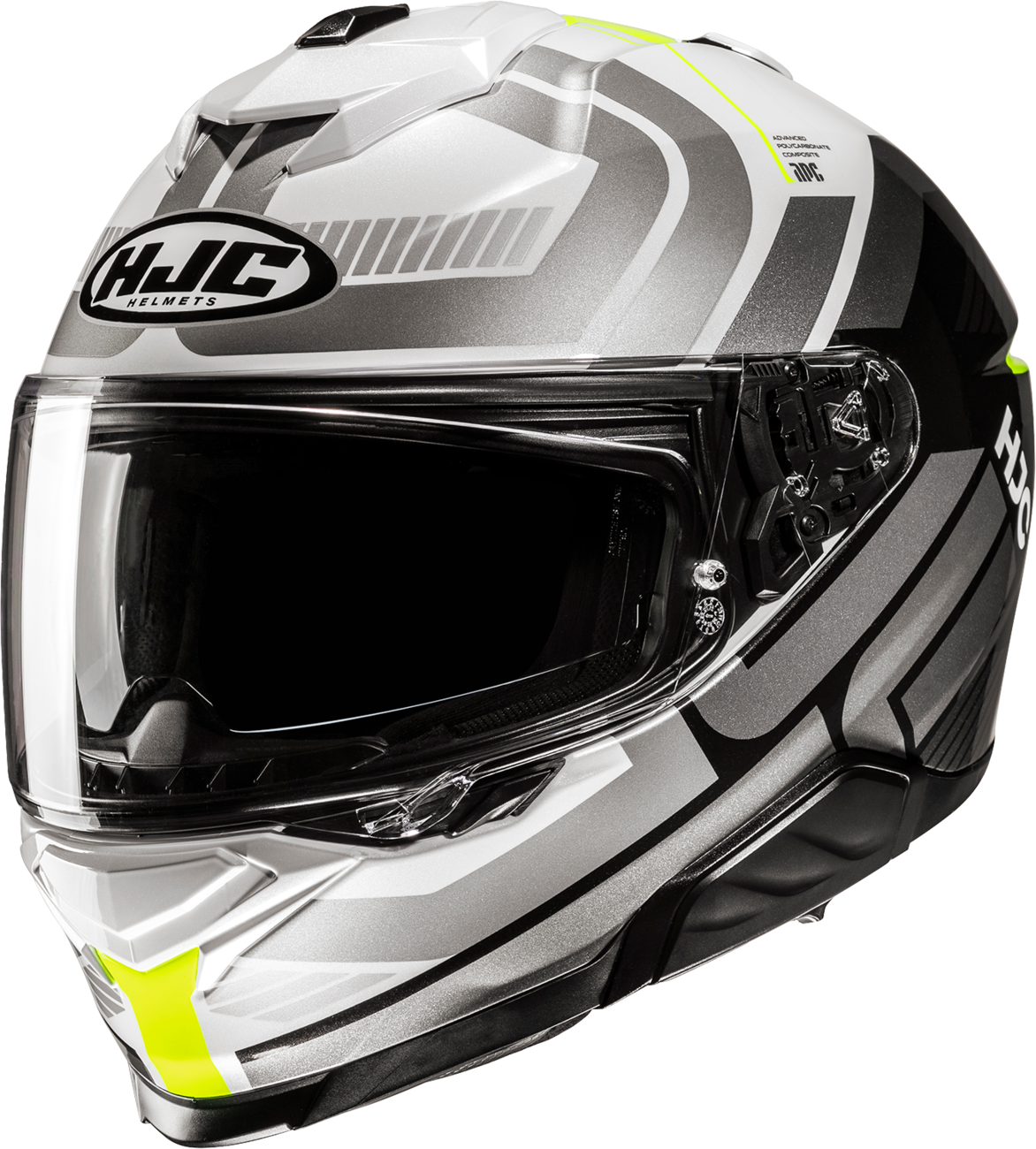HJC i71 Viz MC3H Helmet - Small FP55NUS4B3HV with Enhanced Ventilation and Sun Visor - Kelly Motorsports