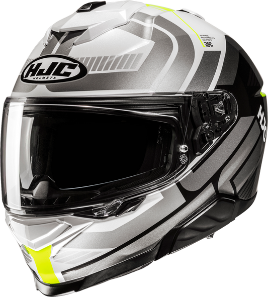 HJC i71 Viz MC3H Helmet - Small FP55NUS4B3HV with Enhanced Ventilation and Sun Visor - Kelly Motorsports
