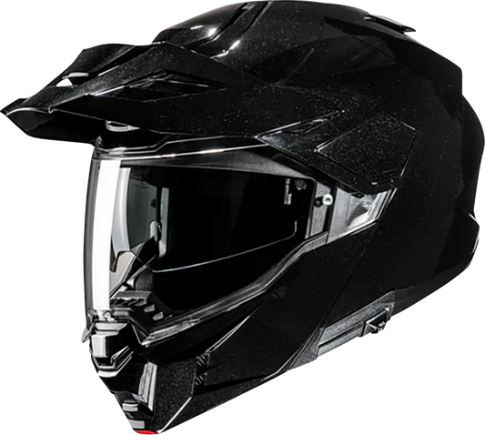 HJC i80 Modular Helmet - Solid Black, 5XL – Versatile Adventure Touring Headgear with Sun Shield and Advanced Ventilation - Kelly Motorsports