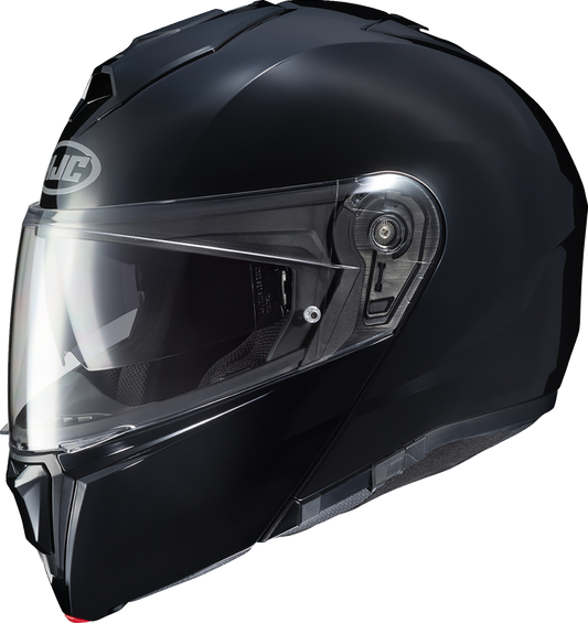 HJC i90 Snow Helmet Electric Solid Black 3XL – Part 329047 - Kelly Motorsports