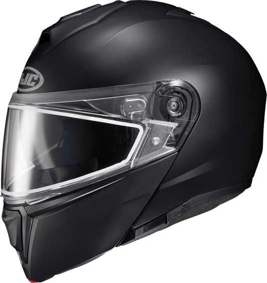 HJC i90 Snow Helmet Electric Solid in Semi-Flat Black, 4XL - Part 329066 - Kelly Motorsports