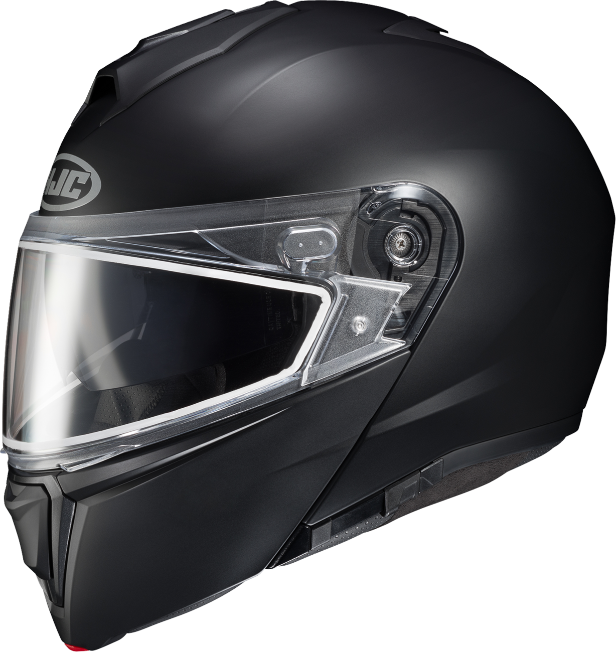 HJC i90 Snow Helmet Electric Solid in Semi - Flat Black, 5XL - Part 329067 - Kelly Motorsports
