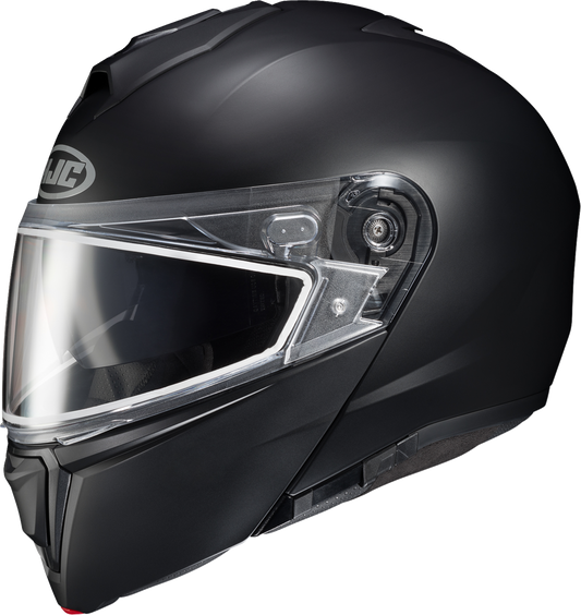 HJC i90 Snow Helmet Electric Solid in Semi - Flat Black, 5XL - Part 329067 - Kelly Motorsports