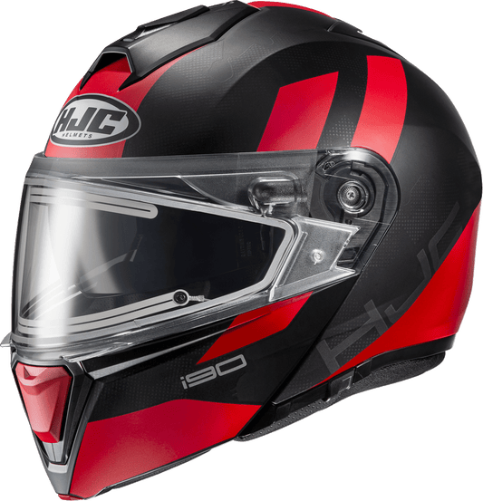 HJC i90 Snow Helmet - Electric with Dual Pane Visor, Syrex Material, XL Size - Model 358260 - Kelly Motorsports