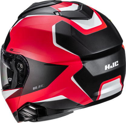 HJC i91 Felio Modular Helmet - Large EP35NUS65S1V with Sun Visor and Bluetooth Compatibility - Kelly Motorsports