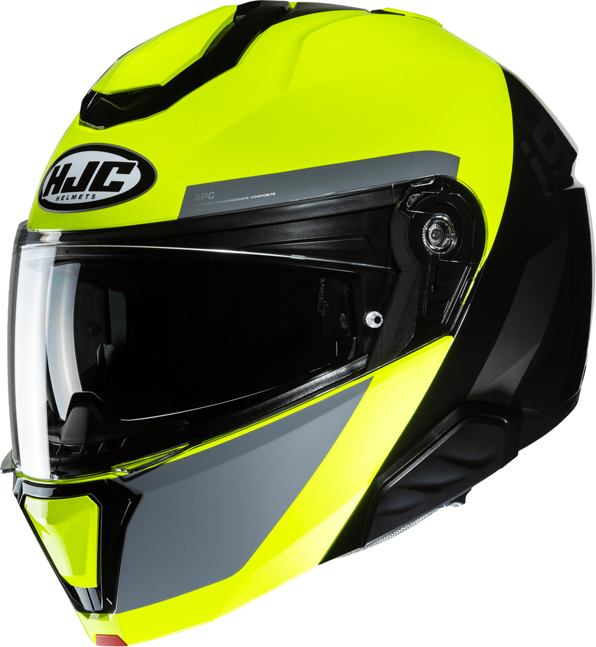 HJC i91 Modular Helmet Bina MC3H Large - Lightweight, Aerodynamic, Bluetooth Compatible - Kelly Motorsports