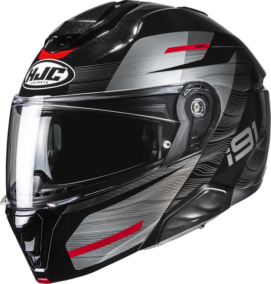 HJC i91 Modular Helmet Dusk MC1 Large EP35NUS6401V for Touring and Cruising - Kelly Motorsports