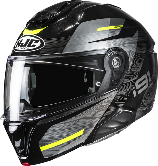 HJC i91 Modular Helmet Dusk MC3H Small EP35NUS443HV - Lightweight, Aerodynamic Touring Helmet with Sun Visor and Bluetooth Compatibility - Kelly Motorsports